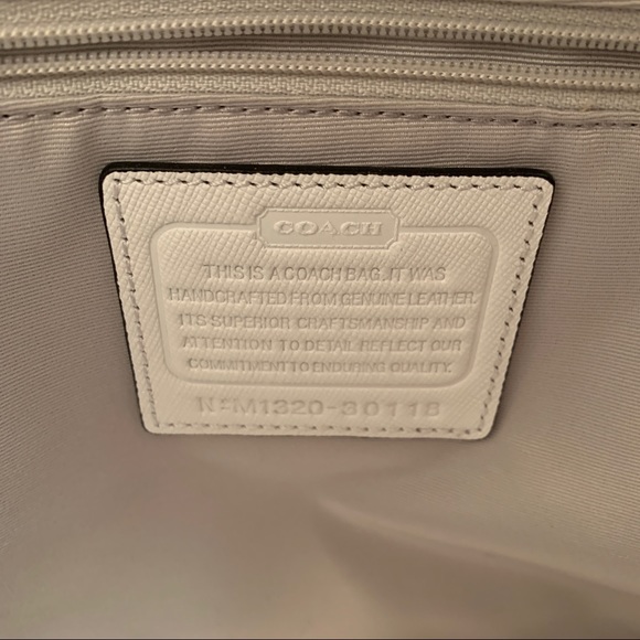 Coach Madison East Wes Tote Gingham Saffiano 30118 - Picture 8 of 9